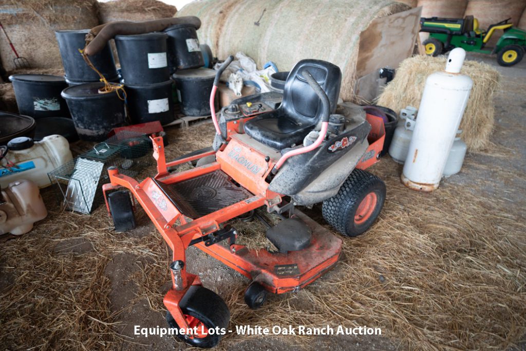 White oak lawn discount mower